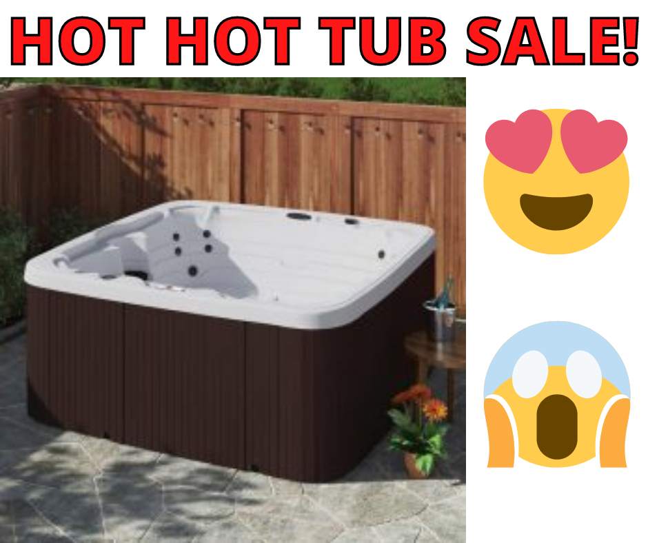 Hot Tubs Up to 70% Off at Wayfair For Labor Day!