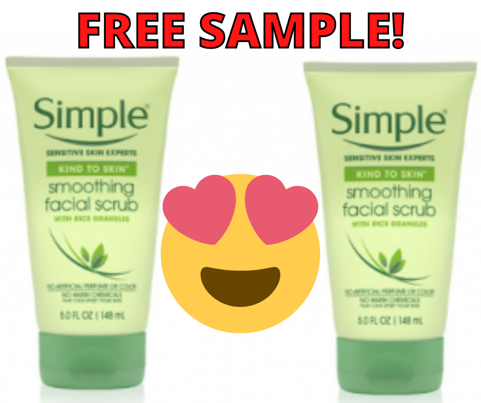 FREE Sample of Simple Smoothing Facial Scrub!