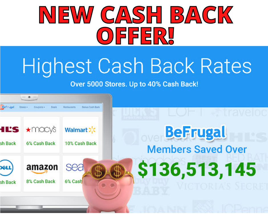 BeFrugal Cash Back Referral Program- FREE $10- $15!