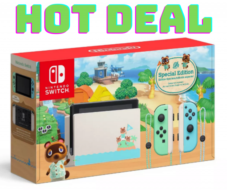 Nintendo Switch Animal Crossing Edition HOT DEAL at Target!