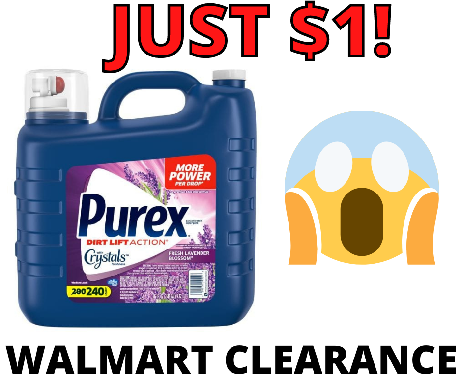 Purex Liquid Laundry Detergent Big Jugs on Walmart Clearance!