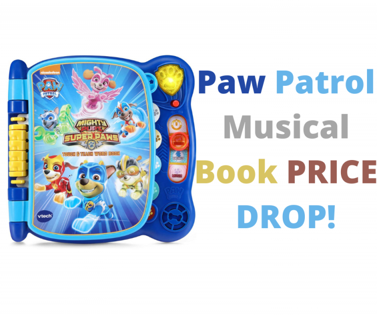 VTech PAW Patrol Mighty Pups Touch and Teach Word Book Amazon Deal!