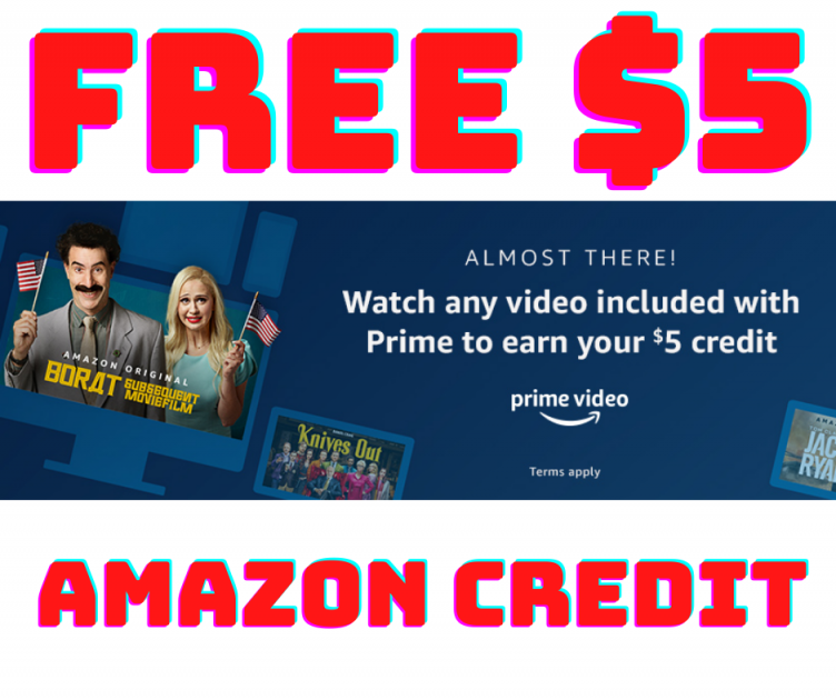 FREE $5 Amazon Video Credit! HURRY!