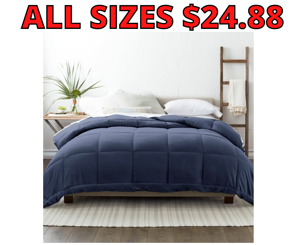 All Season Alternative Down Comforter ALL Sizes HOT Walmart Deal!