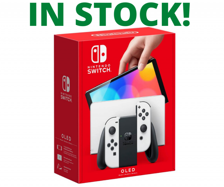 Nintendo Switch OLED Version IN STOCK at Amazon!