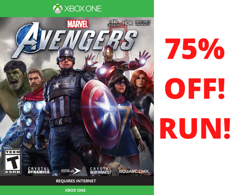 Marvel’s Avengers – Xbox One Video Game HUGE Amazon Sale!