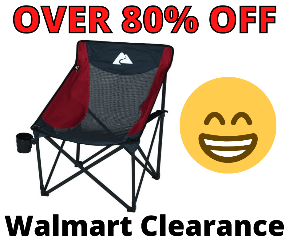 Ozark Trail Compact Mesh Chair Over 80% OFF at Walmart!