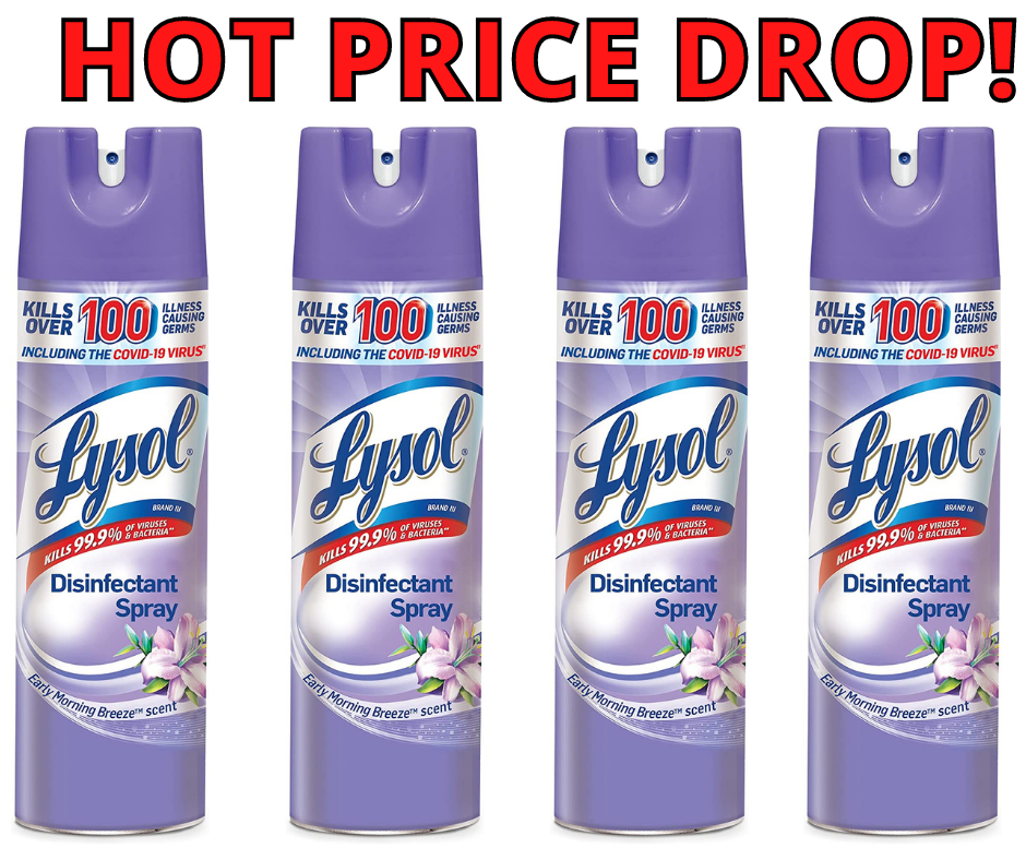 Lysol Spray HOT Price Drop at Amazon! HURRY!