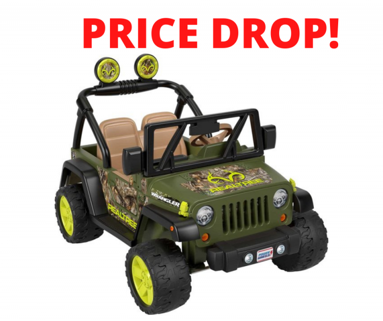 Power Wheels Realtree Jeep Wrangler HOT Walmart Price Drop!