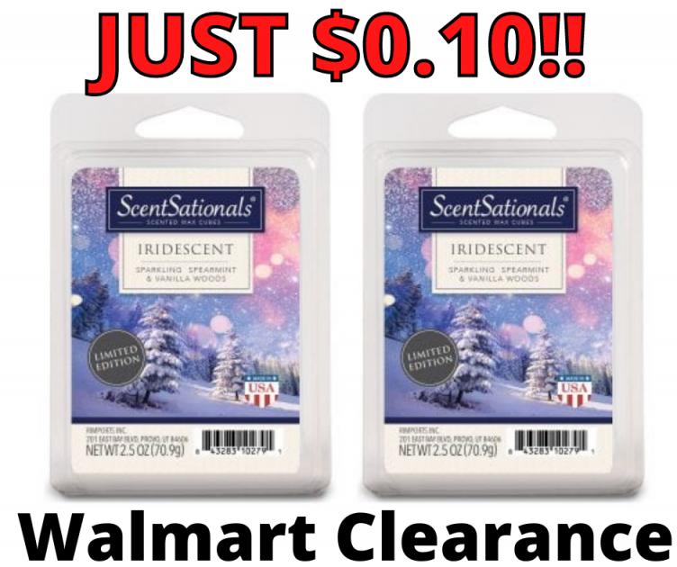 ScentSationals Iridescent Scented Wax Melts just $0.10 At Walmart!