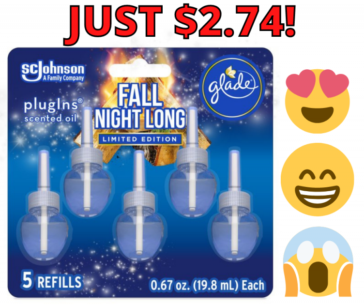 Glade Plug In 5 Pack Refills JUST $2.74 at Walmart!
