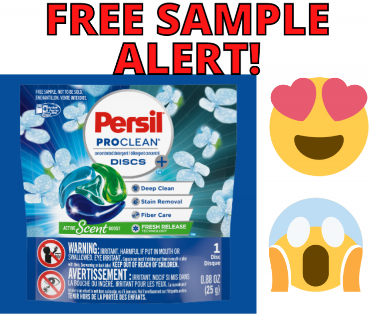 FREE Sample of Persil Pro Clean Laundry Detergent!