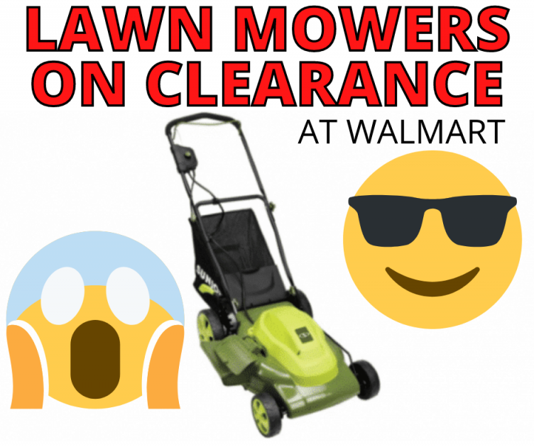 Walmart Lawn Mowers Clearance! GO NOW!