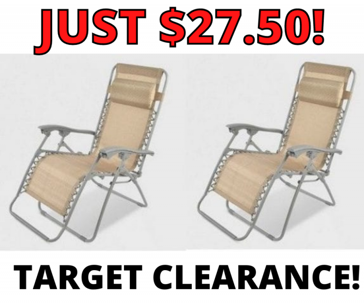 Zero Gravity Lounger only $27.50 at Target!