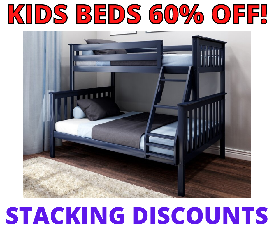 Kids Beds Over 60% off After Stacking Offers at Wayfair!
