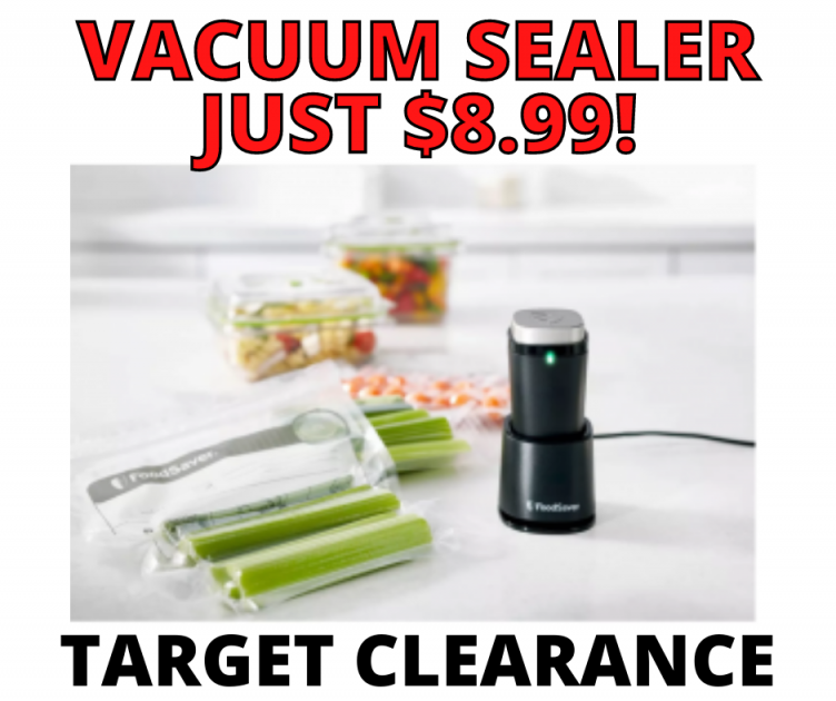 Food Saver Handheld Vacuum Sealer 70% Off at Target!