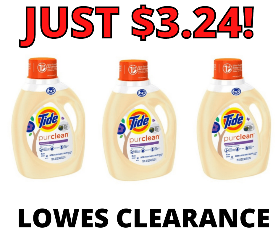 Wowza! Tide Pur Clean just $3.24! (was $12.98)