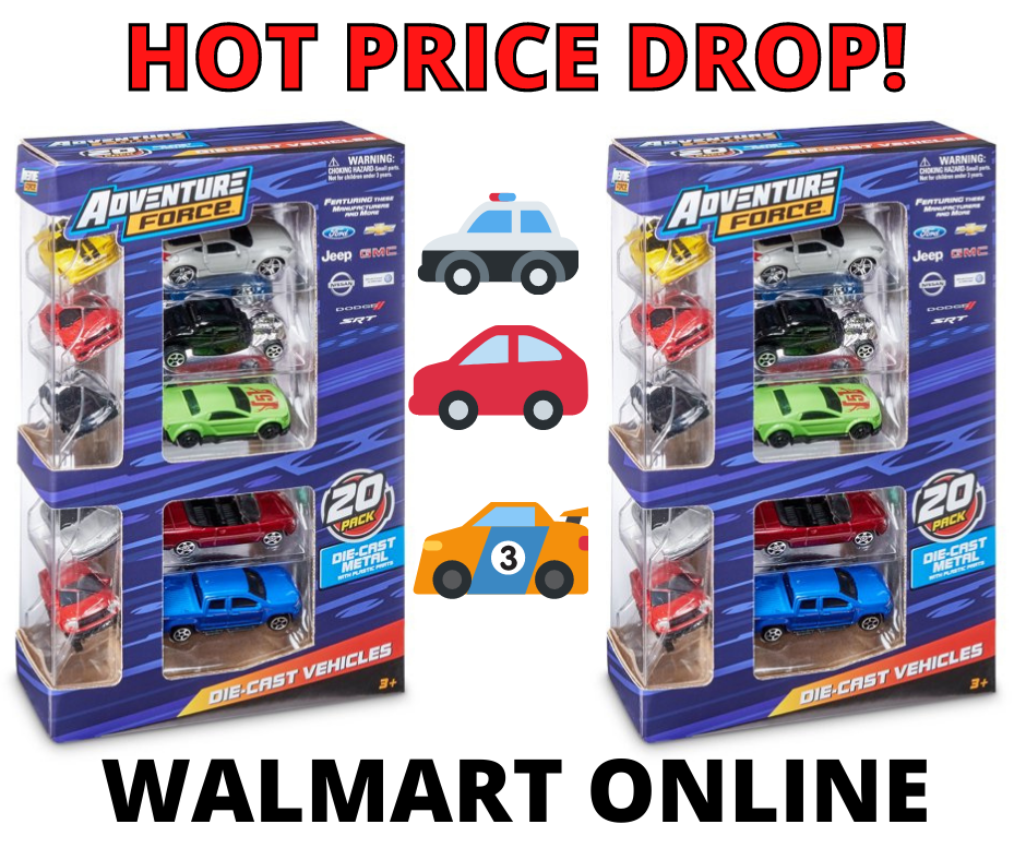 Adventure Force Die-Cast Vehicle Assortment Walmart Price Drop!