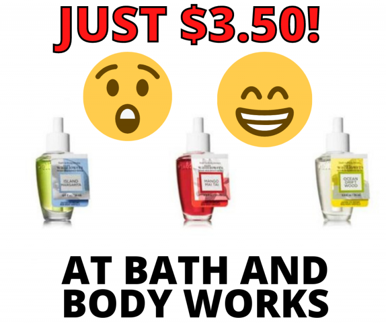Wallflowers only $3.50 at Bath and Body Works