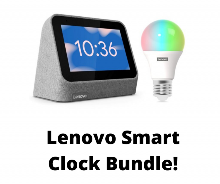 Lenovo Smart Clock Gen 2 Plus Smart Bulb Walmart Deal!