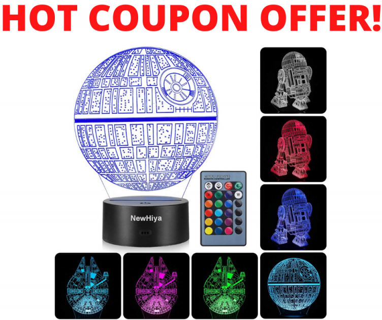 Star Wars Night Light HOT Coupon Deal at Amazon!