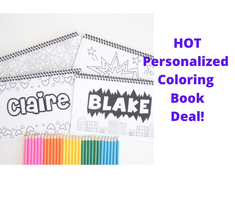 Personalized Coloring Books Sale at Jane!
