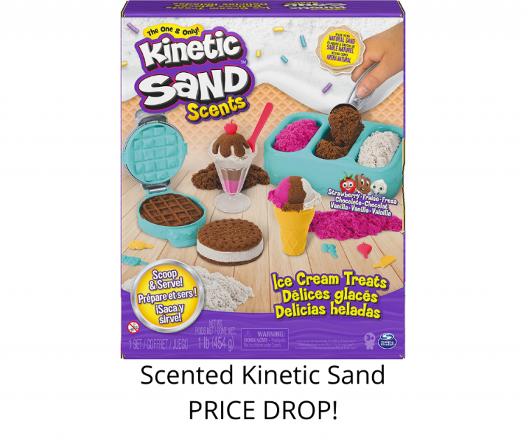 Scented Ice Cream Kinetic Sand Price Drop at Amazon!