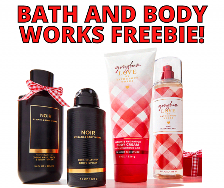 Bath and Body Works FREEBIE! Today Only!