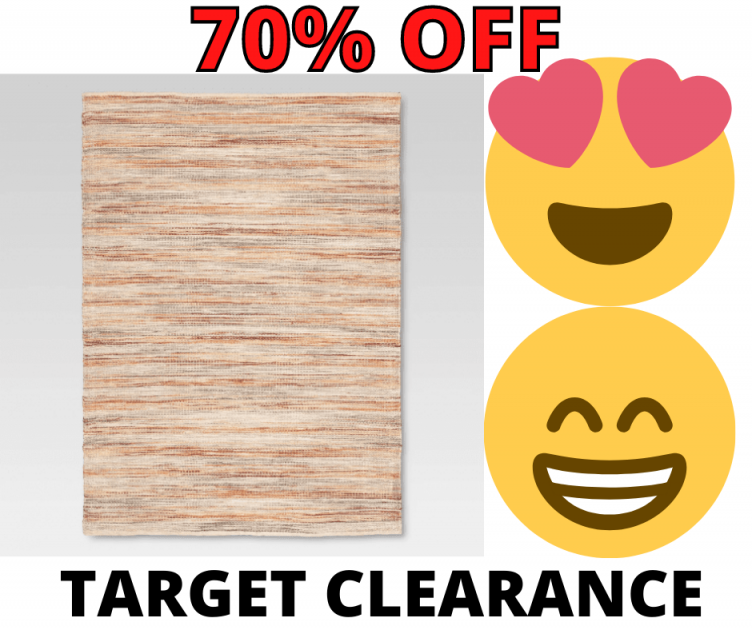 Woven Rug – Threshold Target Clearance!