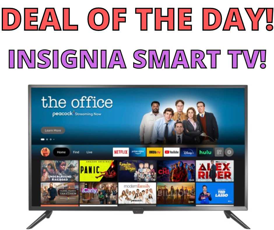 Insignia 39″ Smart TV! HUGE SALE At Best Buy!