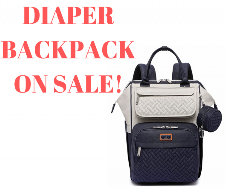 Baby Diaper Backpacks! Double Discount Find!