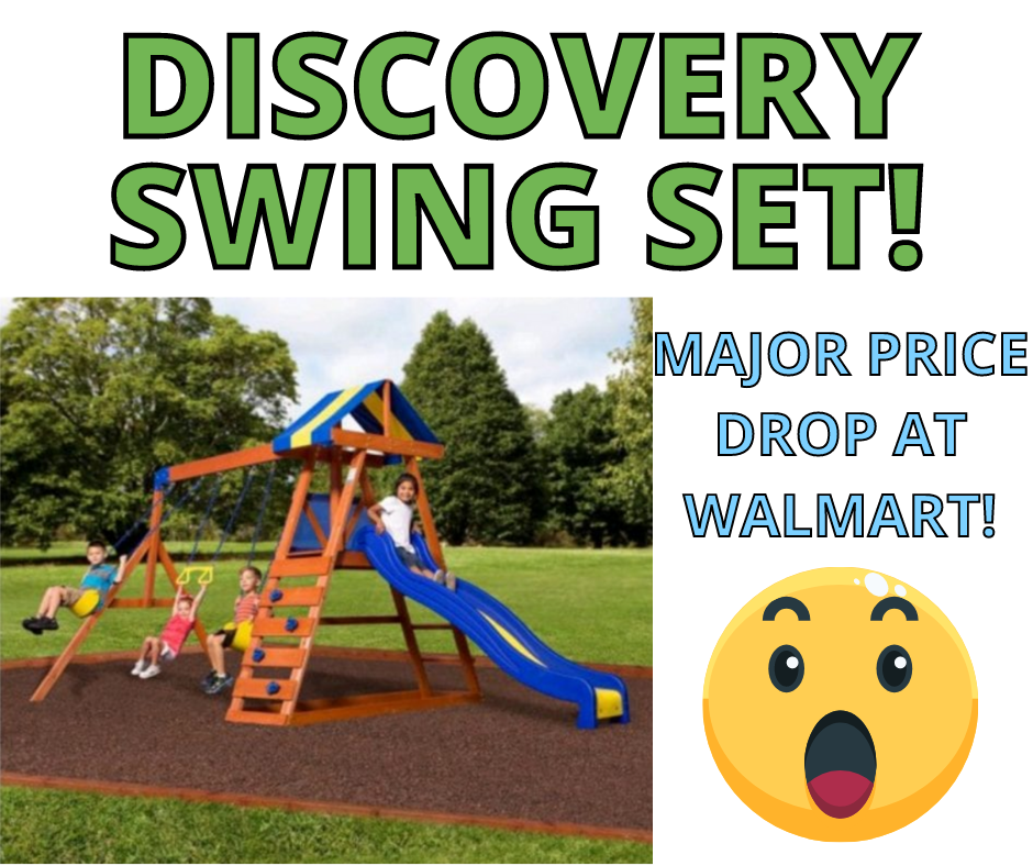 Discovery Swing Set JUST $89 At Walmart