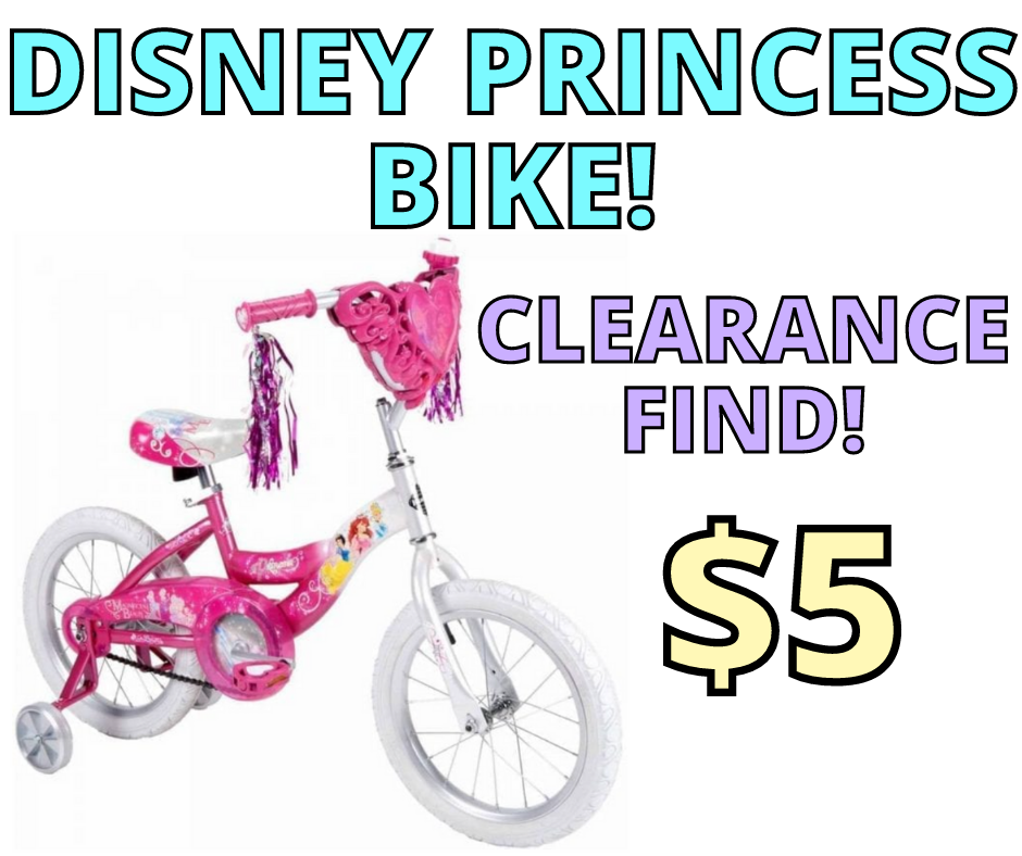 Huffy Disney Princess 16″ Pink Bike only $5 (reg $84)