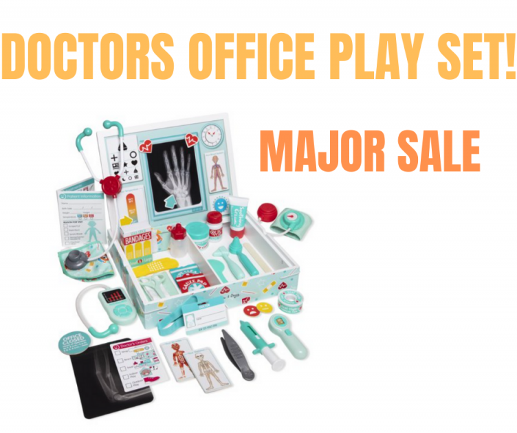 Kids Doctors Office Play Set On Sale!