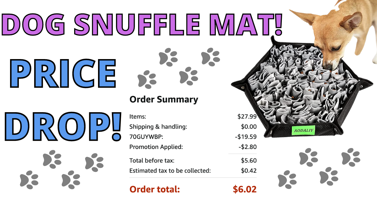 Dog Snuffle Mats On Sale!