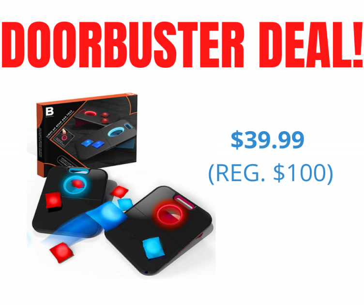 Bean Bag Toss LED Game! Doorbuster Deal!