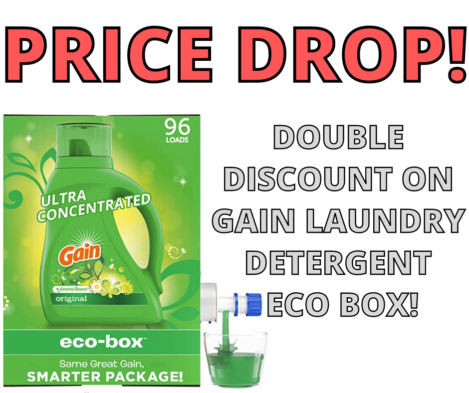 Gain Laundry Detergent Eco-Box! Huge Sale On Amazon!