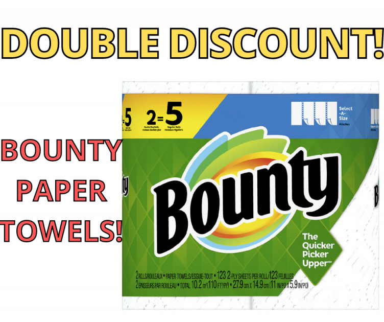 Bounty Paper Towels! Double Discount!