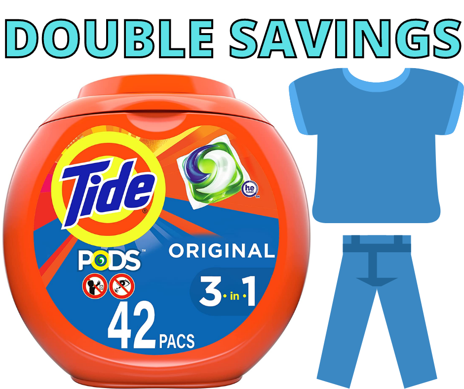 Double Savings on Tide Pods!  Only $8!! RUN!