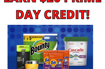 EARN 20 PRIME DAY CREDIT