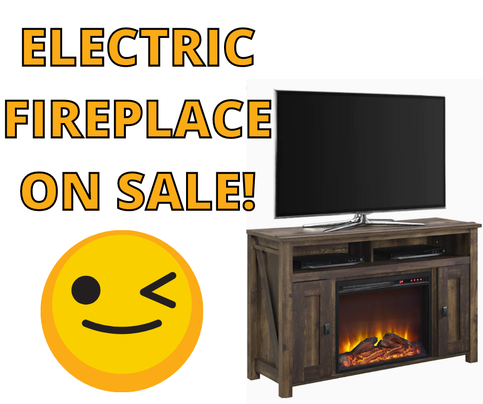 Electric Fireplace On Sale At Lowes!