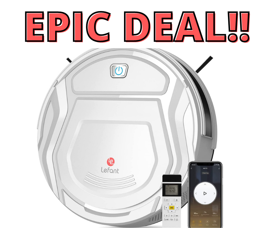 Lefant Robot Vacuum Cleaner EPIC DEAL!