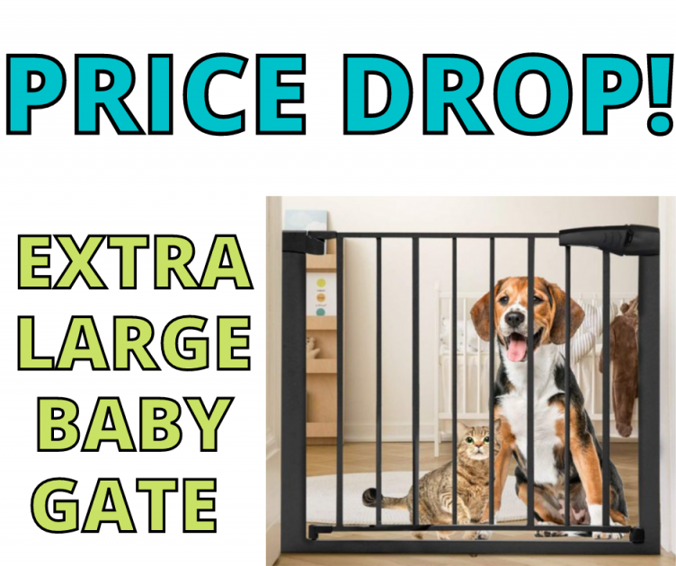 Extra Wide Baby Gate! Major Savings!