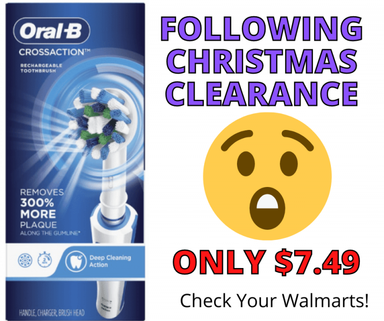 Oral B Electric Toothbrush Only $7.49 at Walmart!!!! (was $35.99)