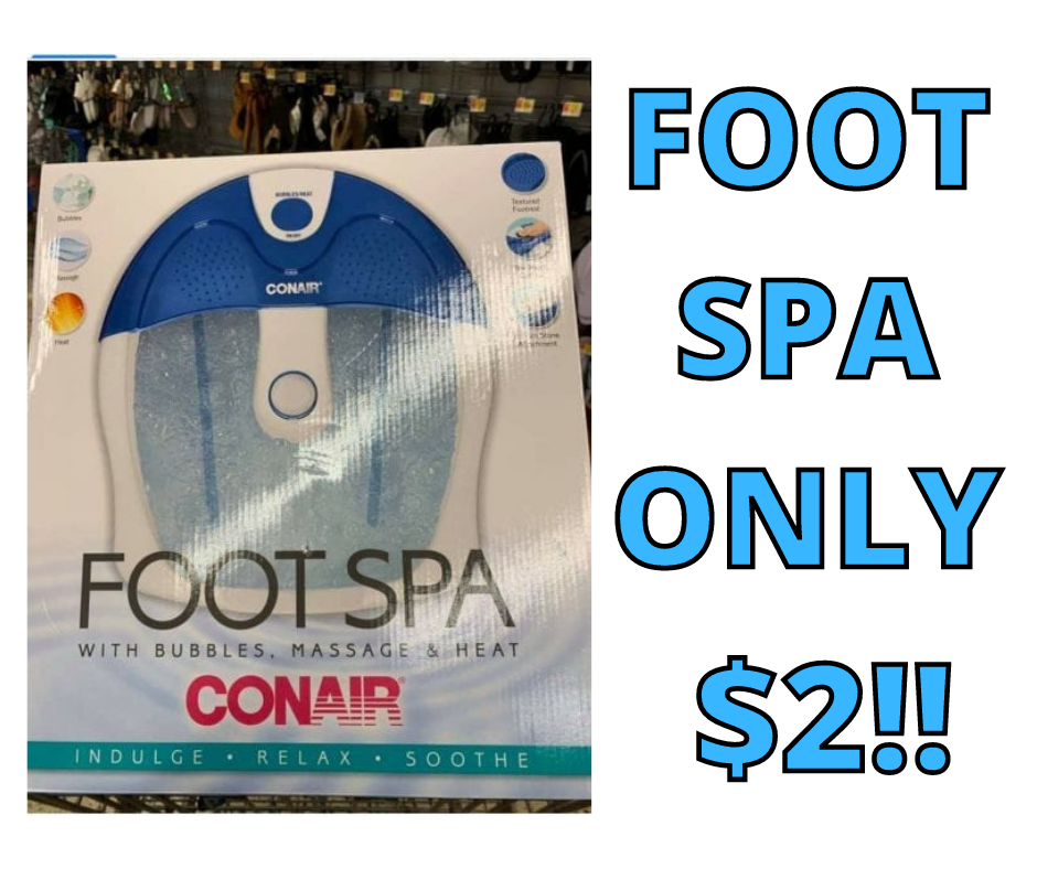 Conair Foot Spa just $2!!!
