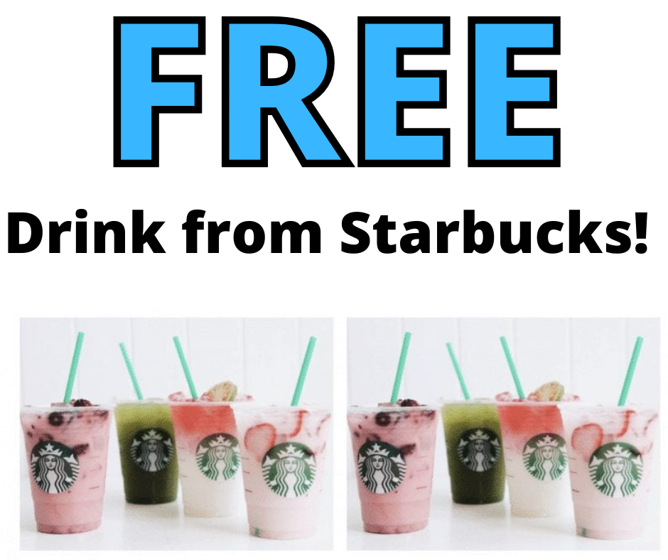 Free Drink at Starbucks!  Get Your Points HERE!!!