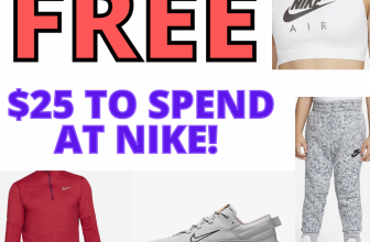 Nike FREEBIE-Get $25 To Spend at Nike!