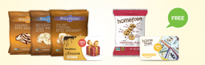 Healthy Finds Rice Cake Bites and Homefree Wholesome Cookies FREE!