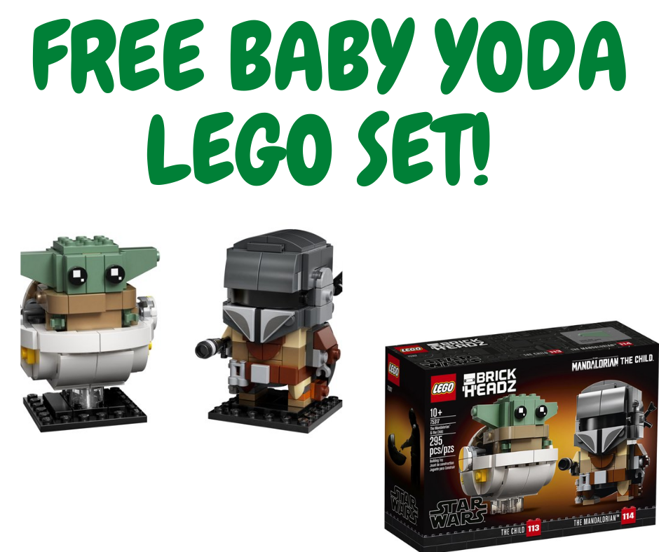 295pc Baby Yoda Lego Set FREE at Walmart!