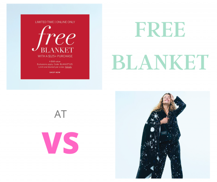 FREE Blanket At Victoria’s Secret! Limited Time!